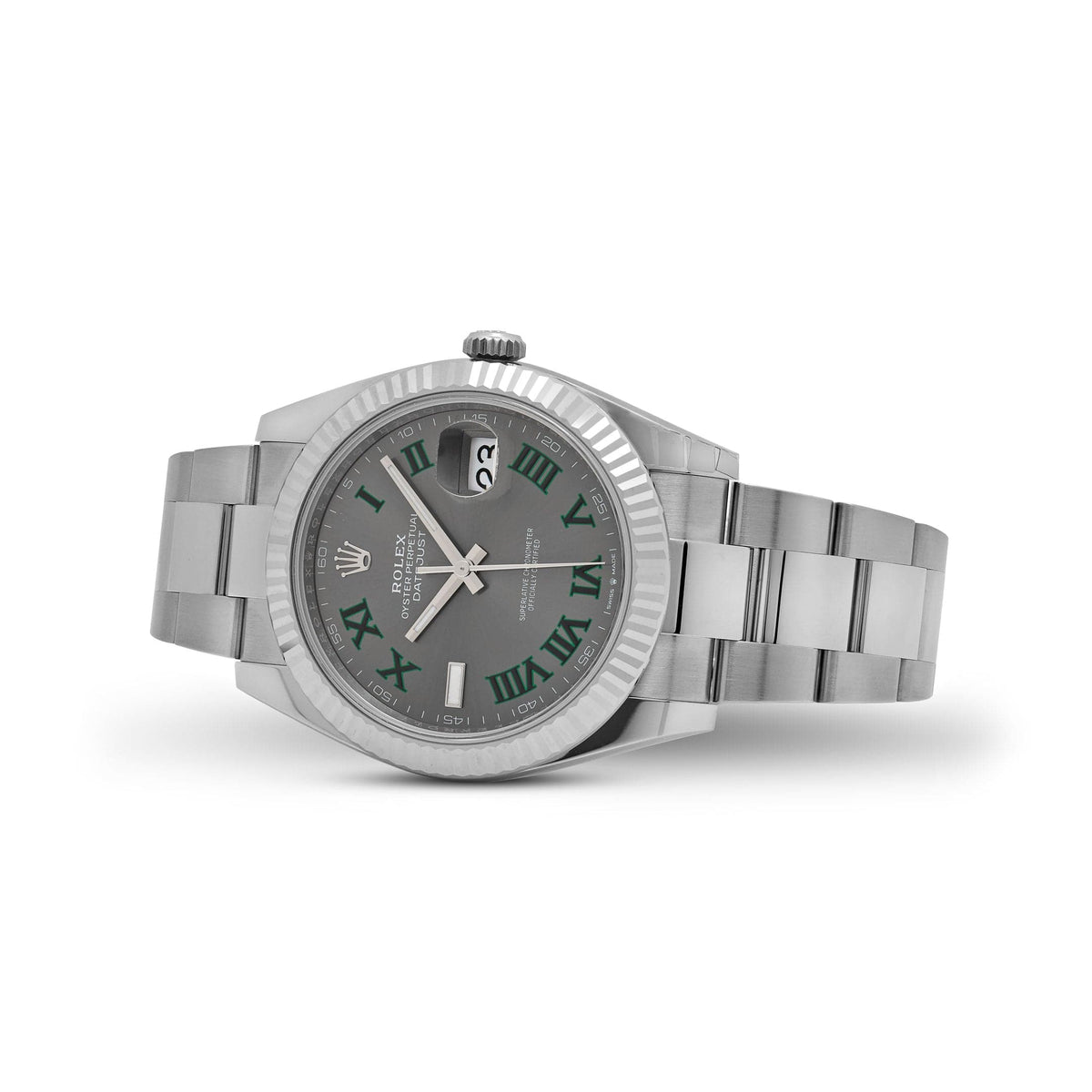Rolex Datejust 41 126334 'Wimbledon' Stainless Steel Slate Dial Oyster (2026)
