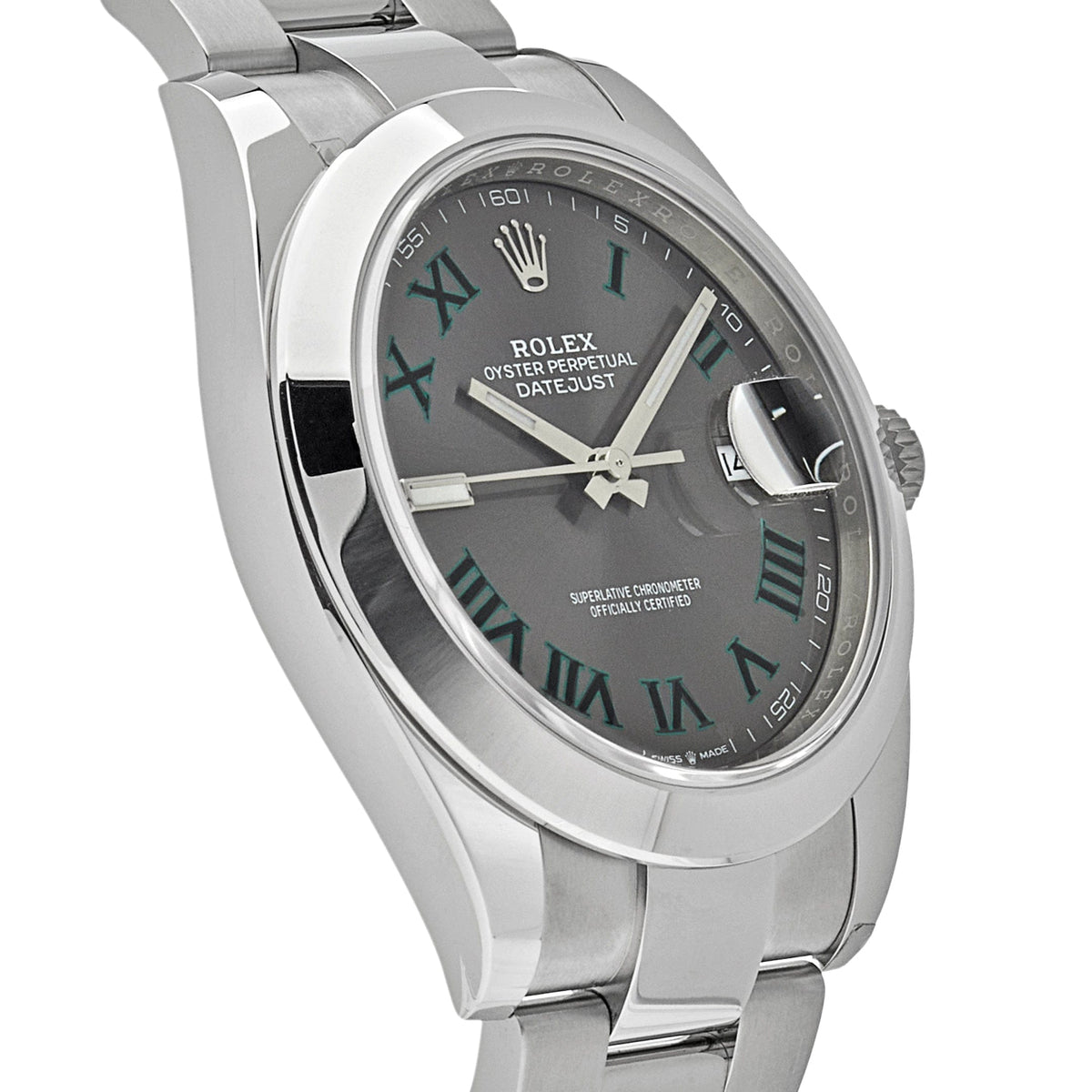 Rolex Datejust 41 126300 'Wimbledon' Stainless Steel Slate Dial Oyster (2024)