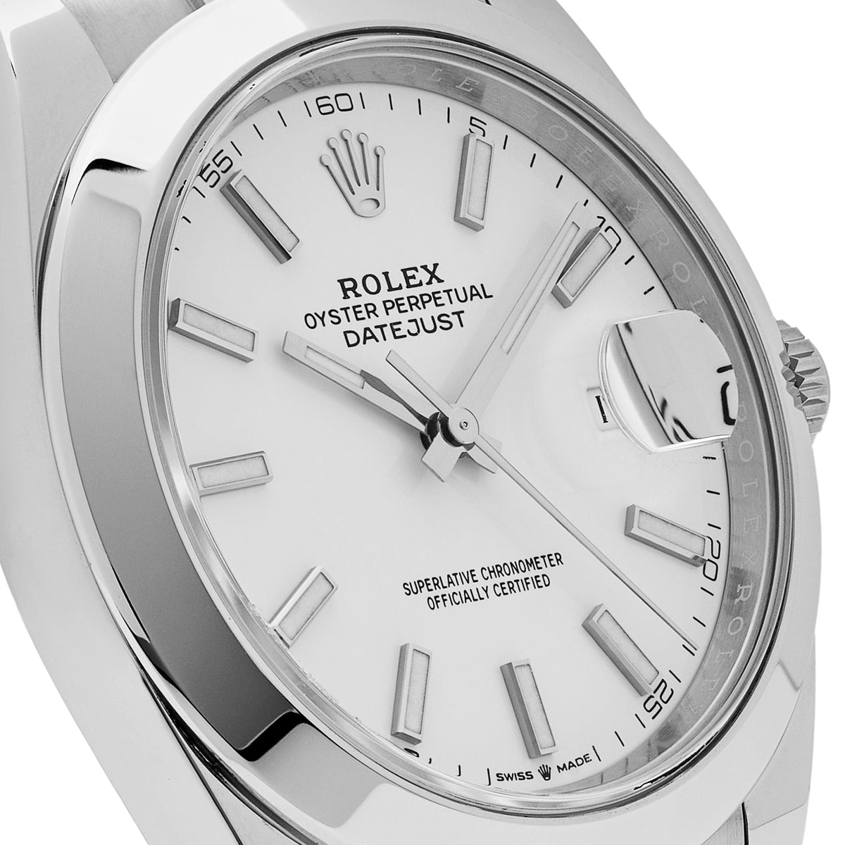 Rolex Datejust 41 126300 Stainless Steel White Dial Oyster