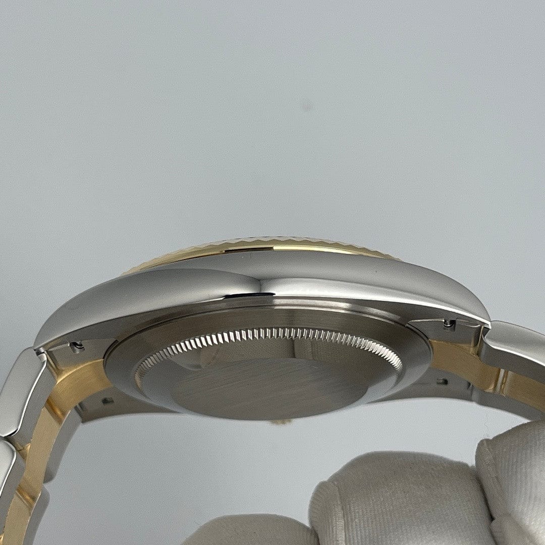 Rolex Datejust 41 126333 Yellow Gold Stainless Steel Slate/Green Roman Dial