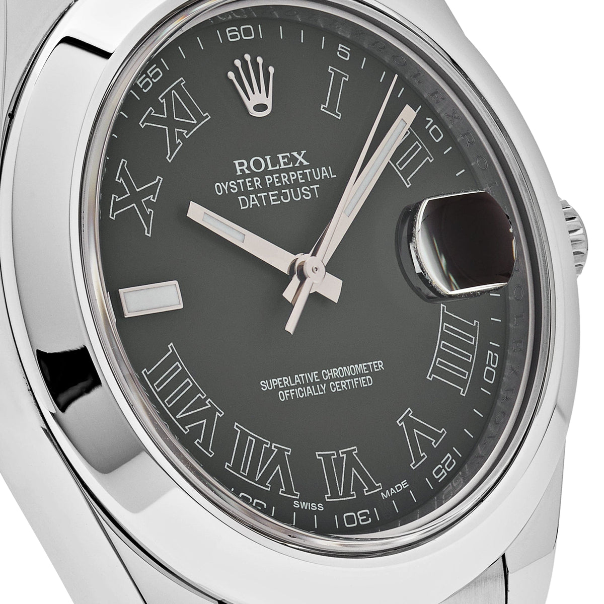 Rolex Datejust II 116300 Stainless Steel Grey Dial