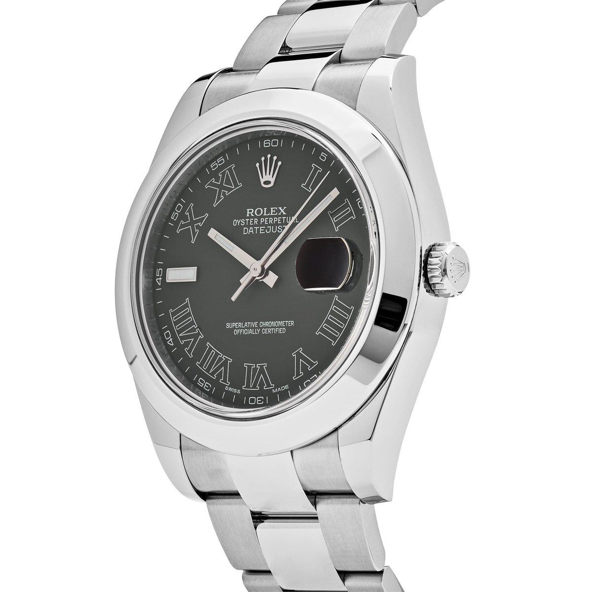 Rolex Datejust II 116300 Stainless Steel Grey Dial