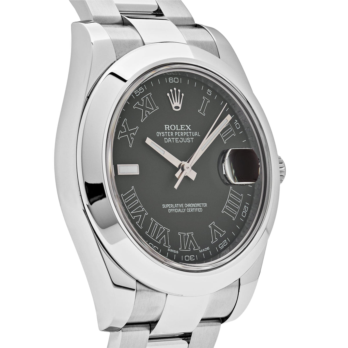Rolex Datejust II 116300 Stainless Steel Grey Dial