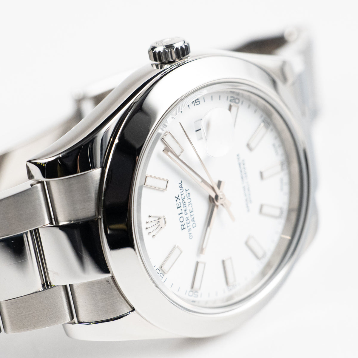 Rolex Datejust II 116300 Stainless Steel White Dial Oyster (2017)