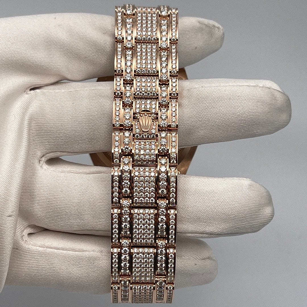 Rolex Datejust Pearlmaster 39 86405RBR Diamond Paved