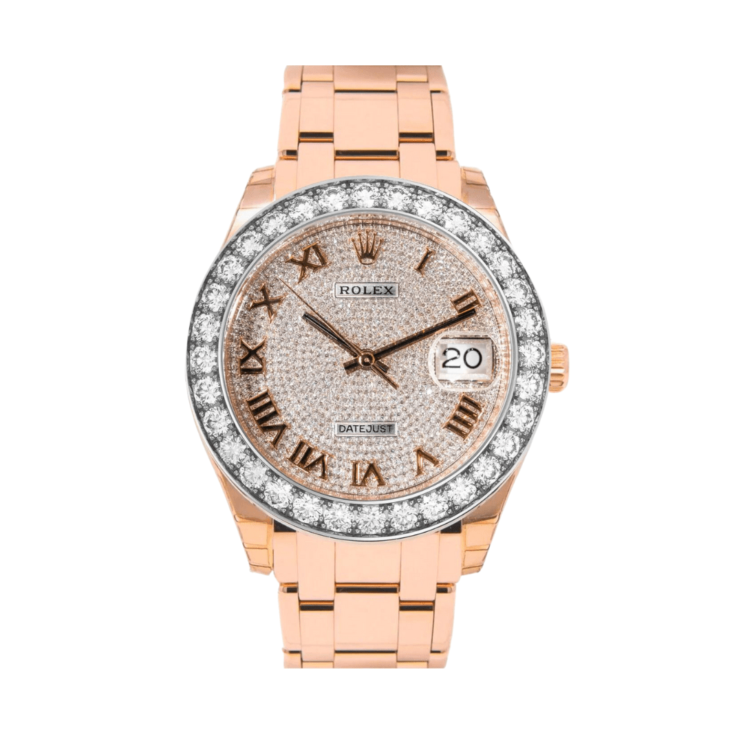 Rolex Datejust 39 Pearlmaster 86285 Diamond Paved