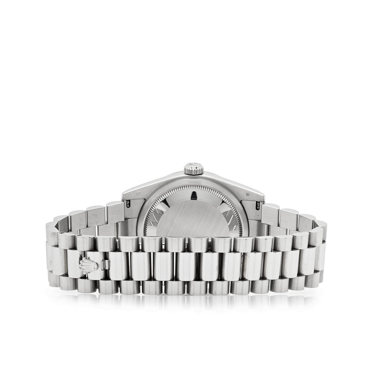 Rolex Day-Date ?36 118206 Platinum Silver Diamond Dial