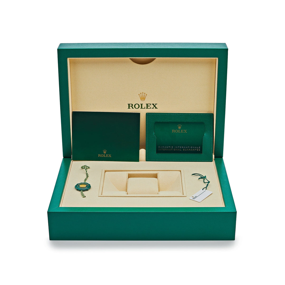 Rolex Day-Date 36 128159RBR White Gold Diamond Roman Dial