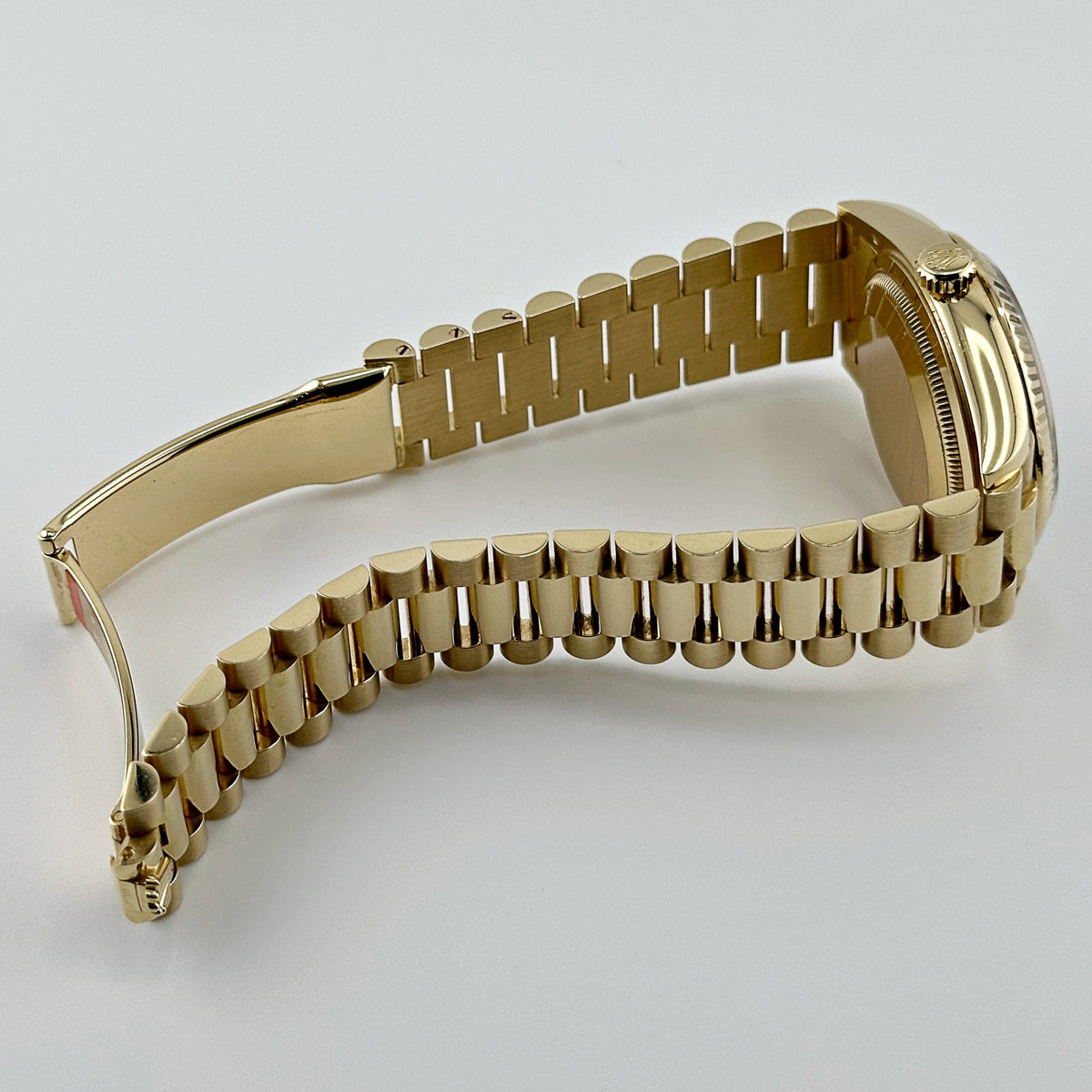 Rolex Day-Date 36 128238 Yellow Gold Green Ombré Diamond Dial