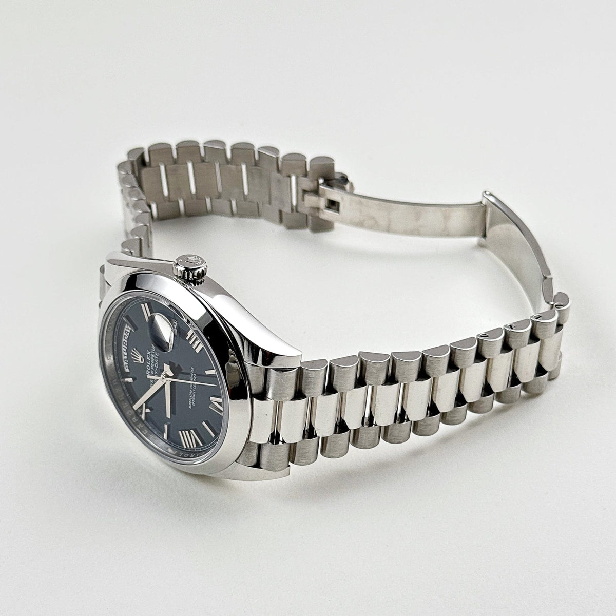 Rolex Day-Date 40 228206 Platinum Blue Dial (2022)