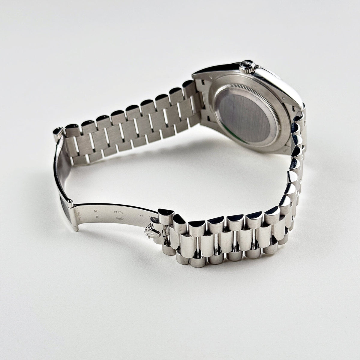 Rolex Day-Date 40 228206 Platinum Olive Green Arabic Dial