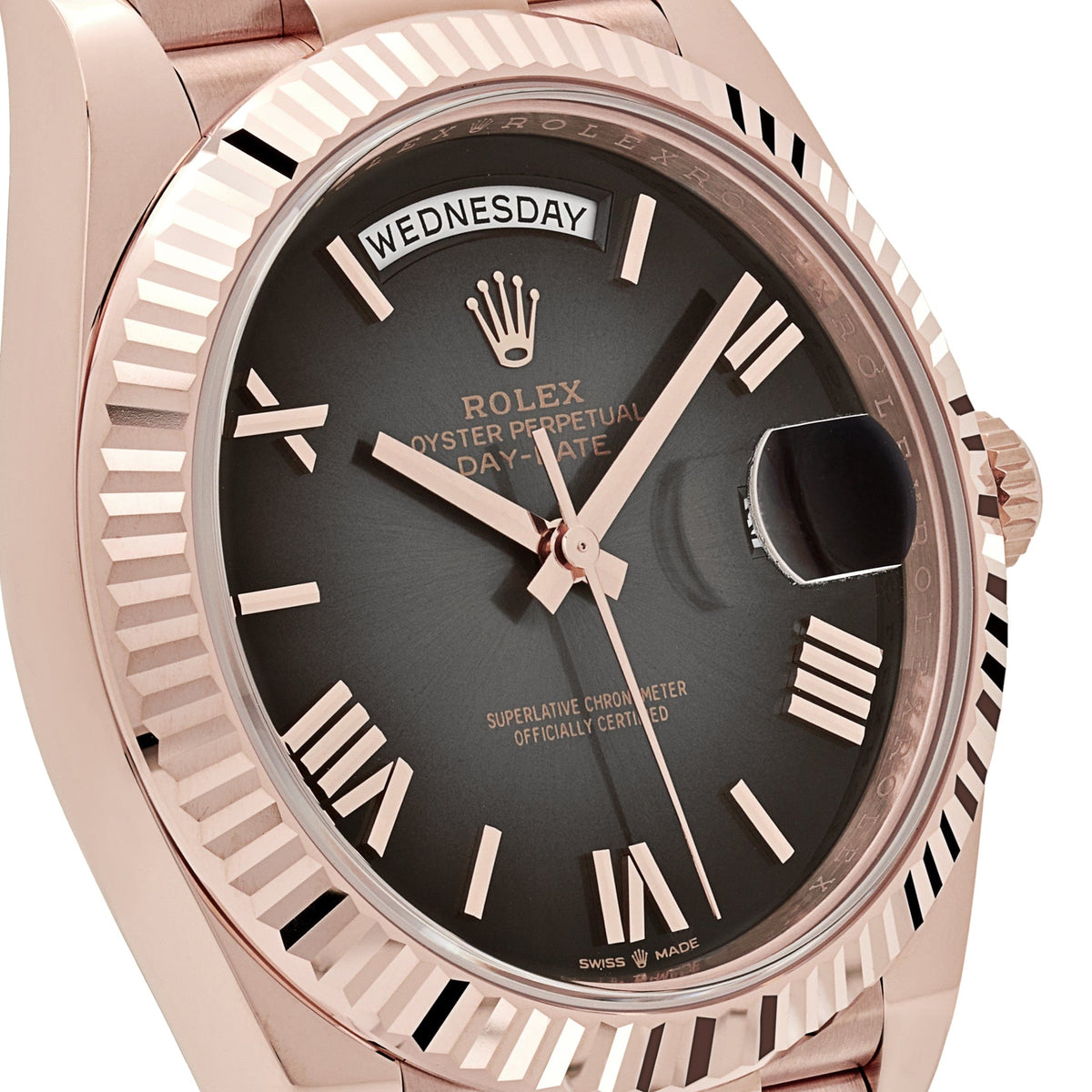 Rolex Day-Date 40 228235 Rose Gold Slate Ombre Dial (2025)