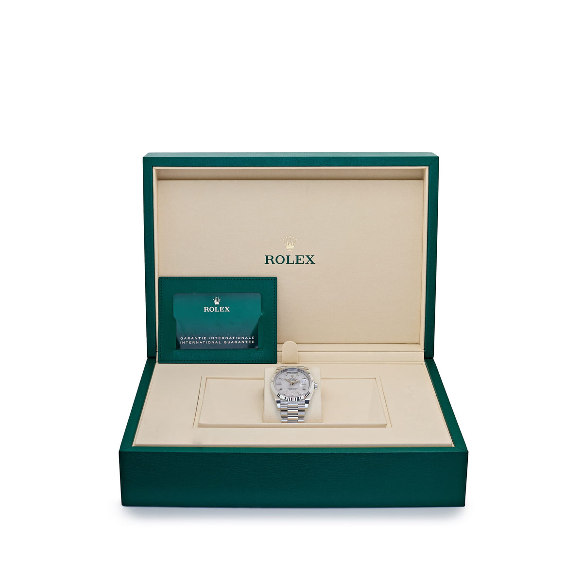 Rolex Day-Date 40 228236 Platinum Meteorite Diamond Baguette Dial (2026)