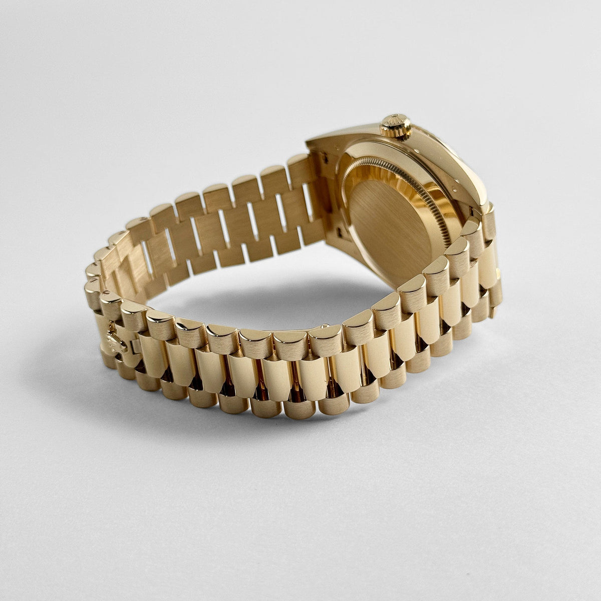 Rolex Day-Date 40 228238 Yellow Gold Silver Roman Numerals Dial