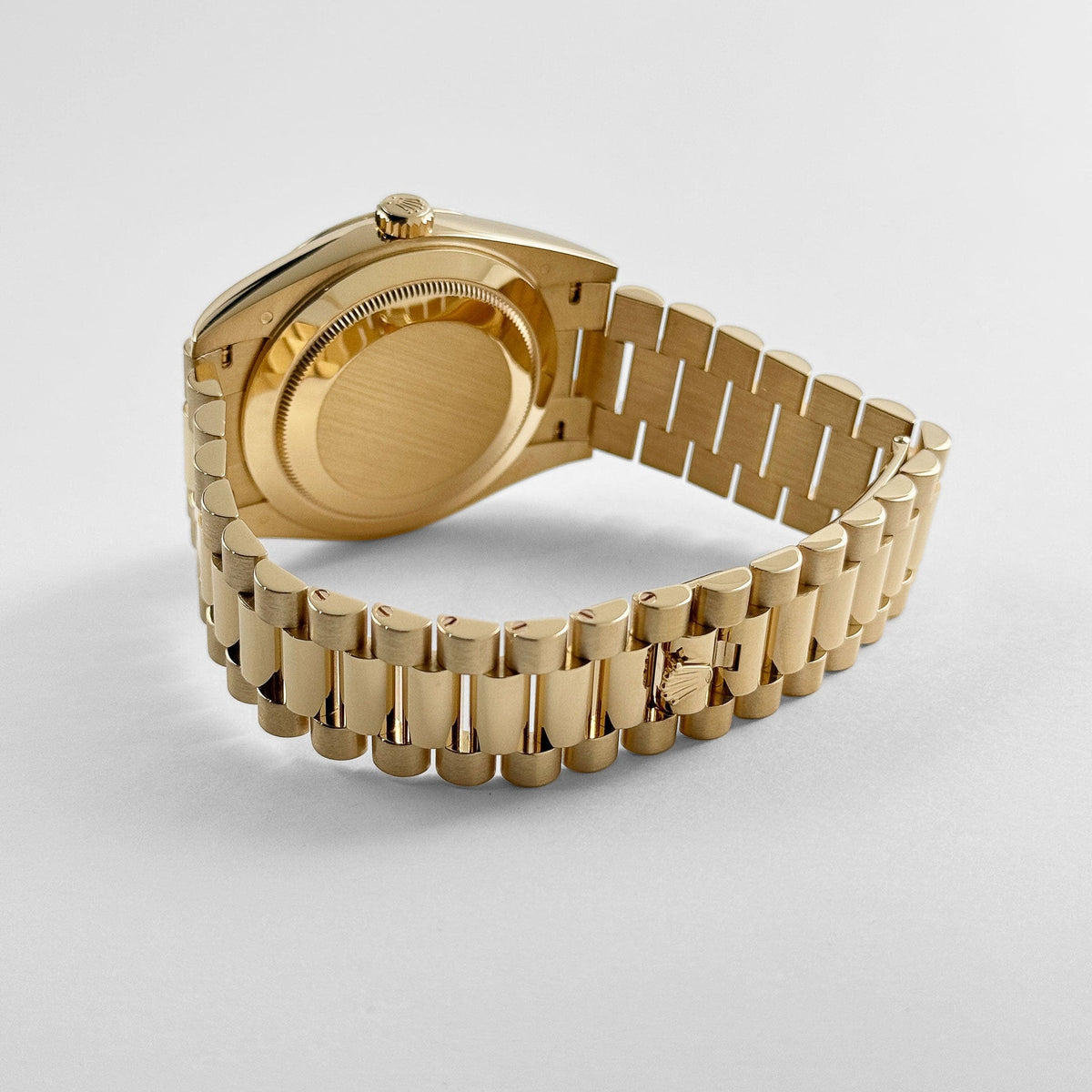 Rolex Day-Date 40 228238 Yellow Gold Silver Roman Numerals Dial