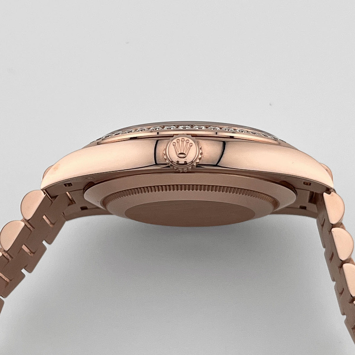 Rolex Day-Date 40 228345RBR Rose Gold Diamond Dial Diamond Bezel (2024)