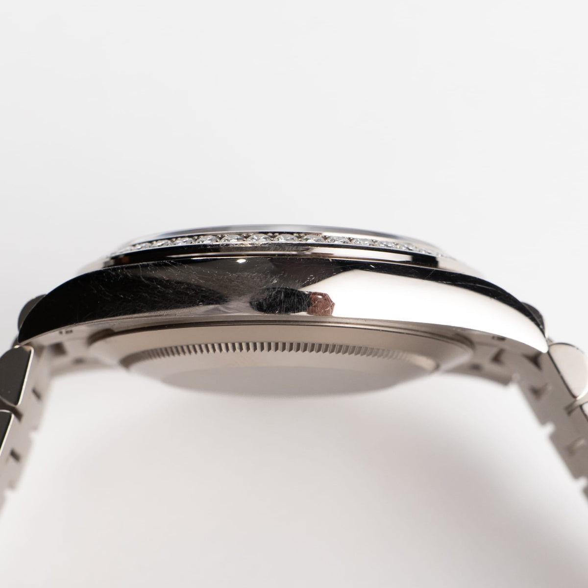Rolex Day-Date 40 228349RBR White Gold Black Diamond Baguette Dial Diamond Bezel (2021)