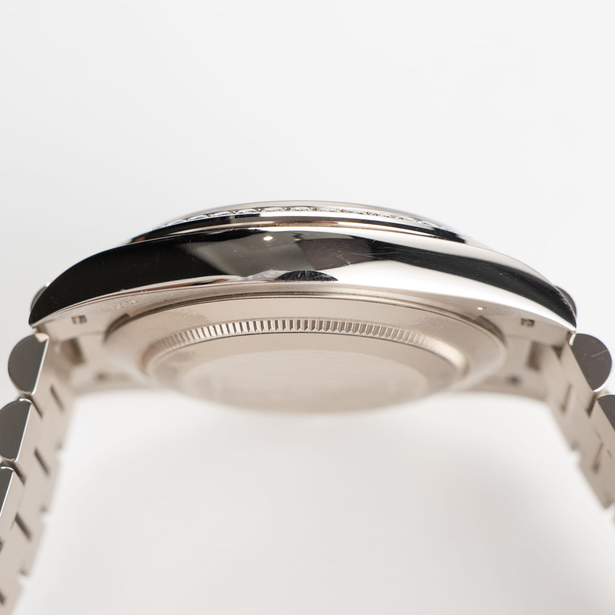 Rolex Day-Date 40 228349RBR White Gold Meteorite Diamond Baguette Dial Diamond Bezel (2022)