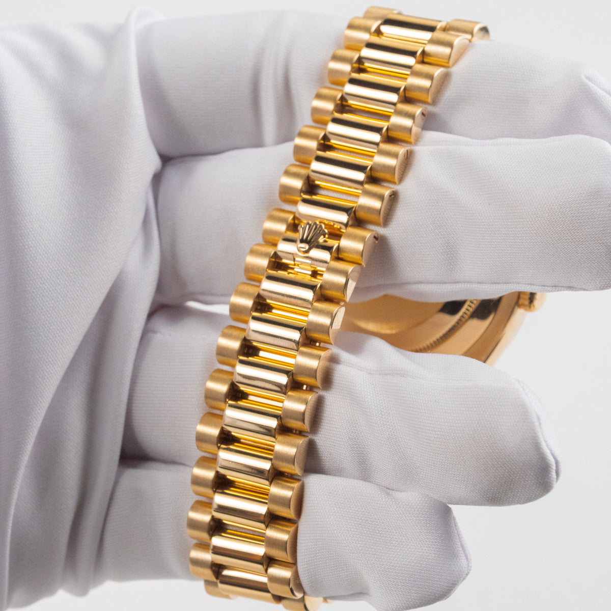 Rolex Day-Date II 218238 Yellow Gold Champagne Diamond Dial