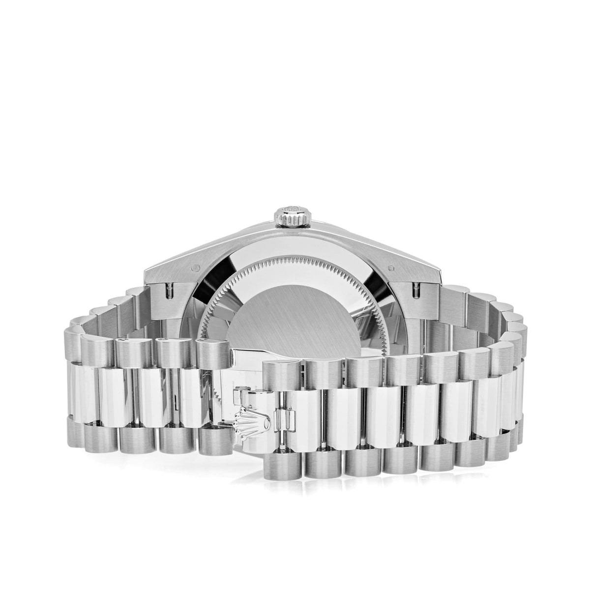 Rolex Day-Date 40 228349RBR White Gold Meteorite Dial Diamond Set