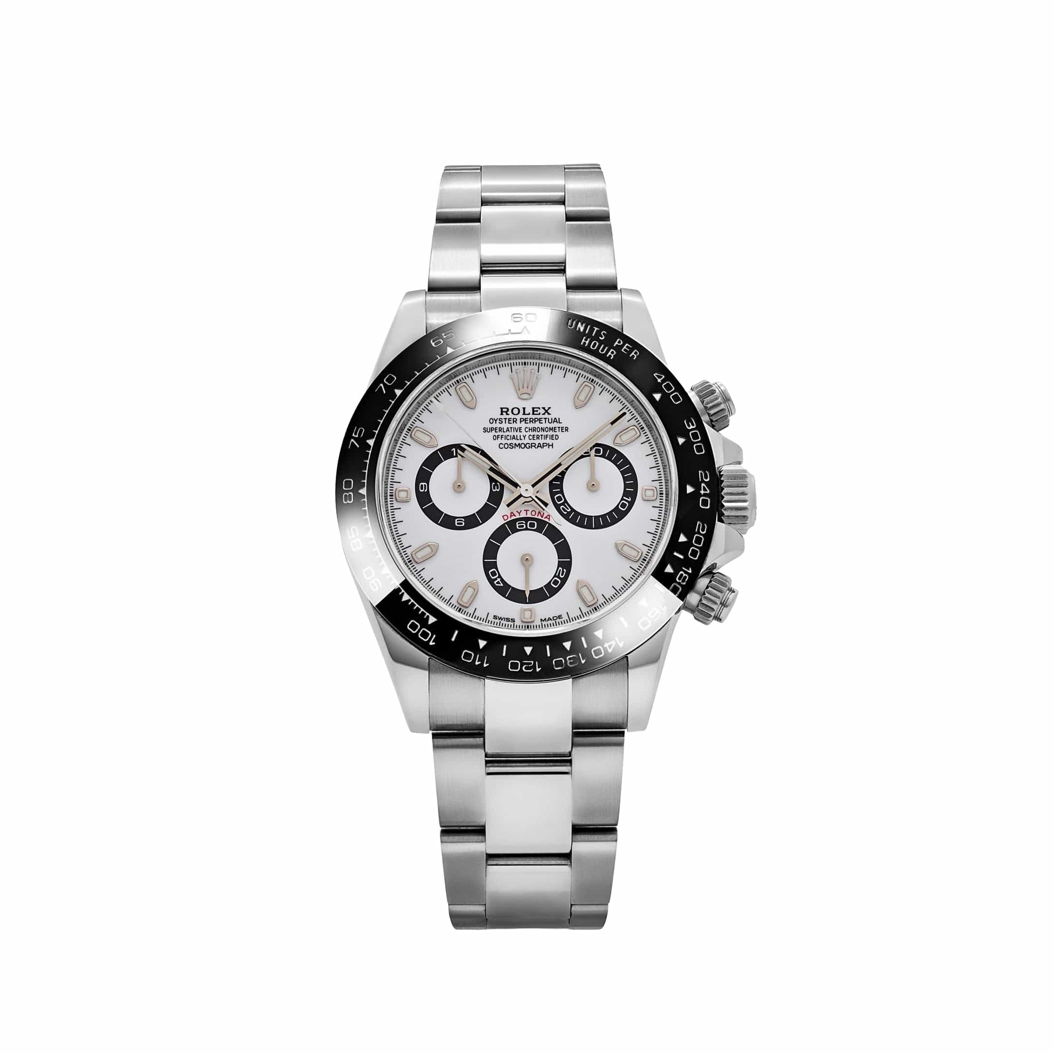 Rolex Daytona 116500LN Stainless Steel White Panda Dial