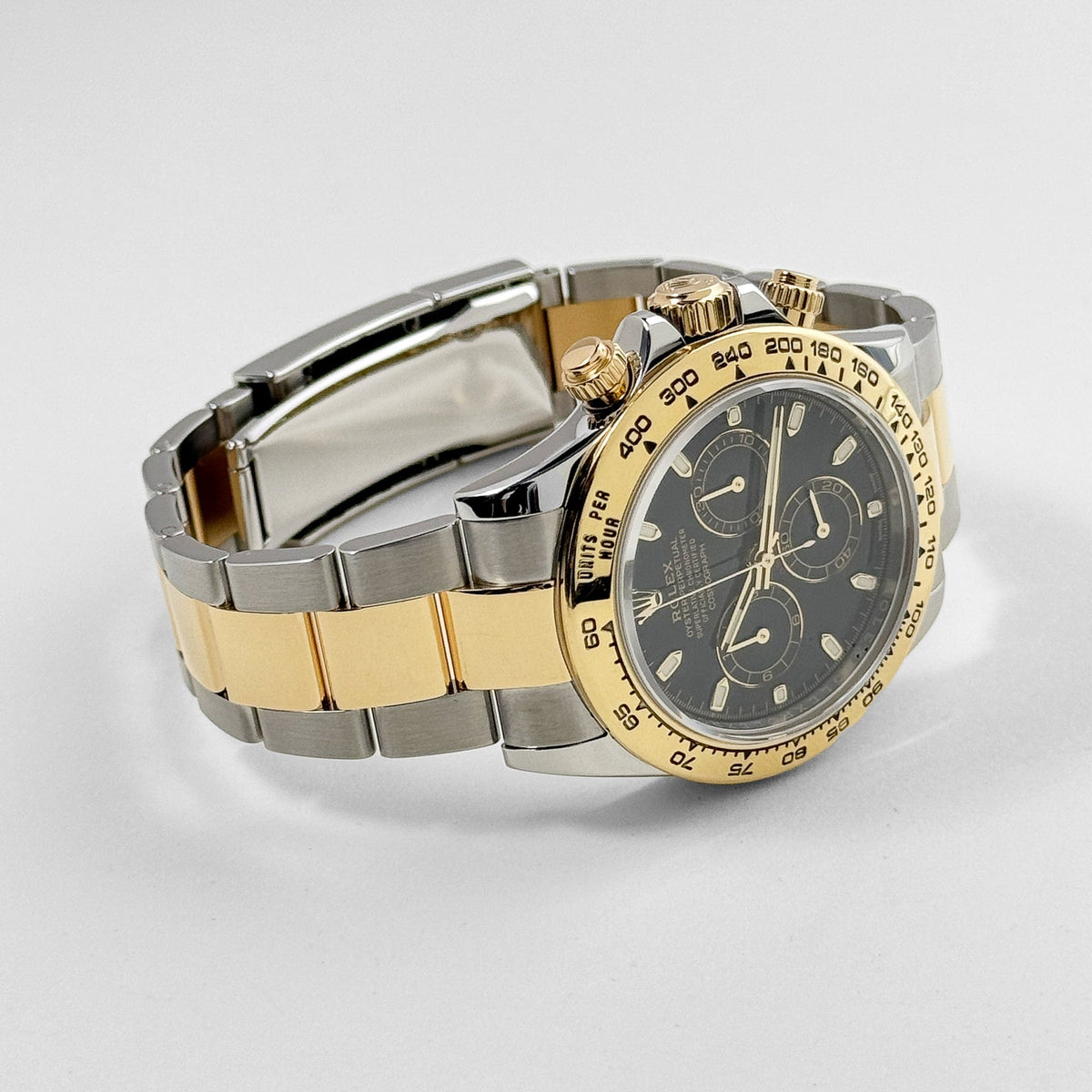 Rolex Daytona 116503 Yellow Gold Stainless Steel Black Dial