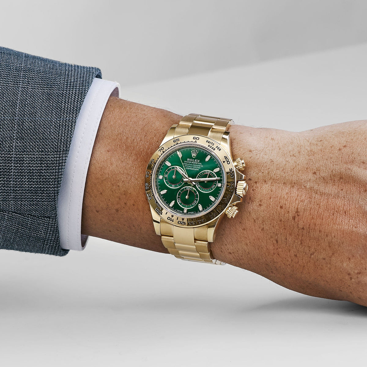 Rolex Daytona 116508 'John Mayer' Yellow Gold Green Dial (2022)