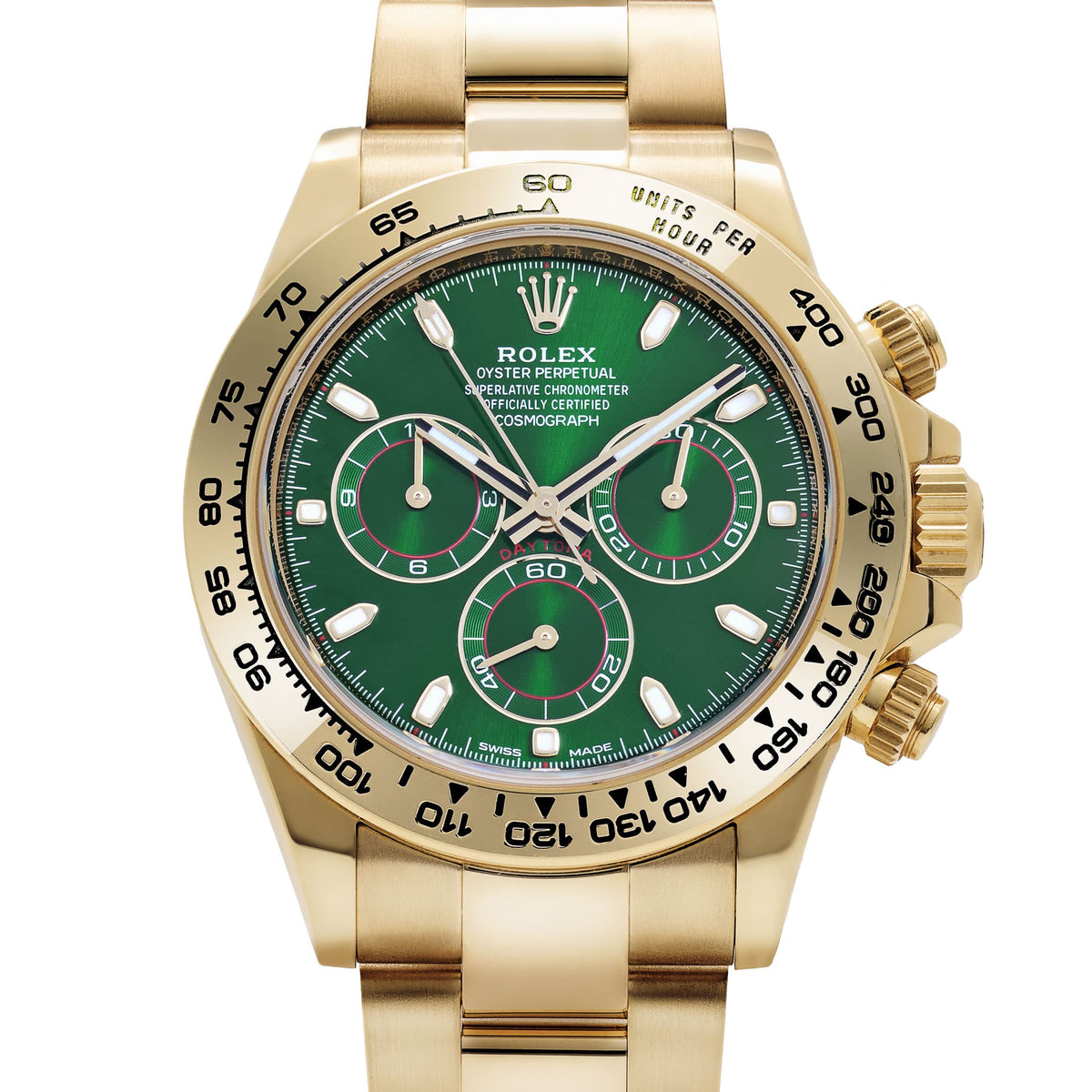 Rolex Daytona 116508 'John Mayer' Yellow Gold Green Dial (2022)
