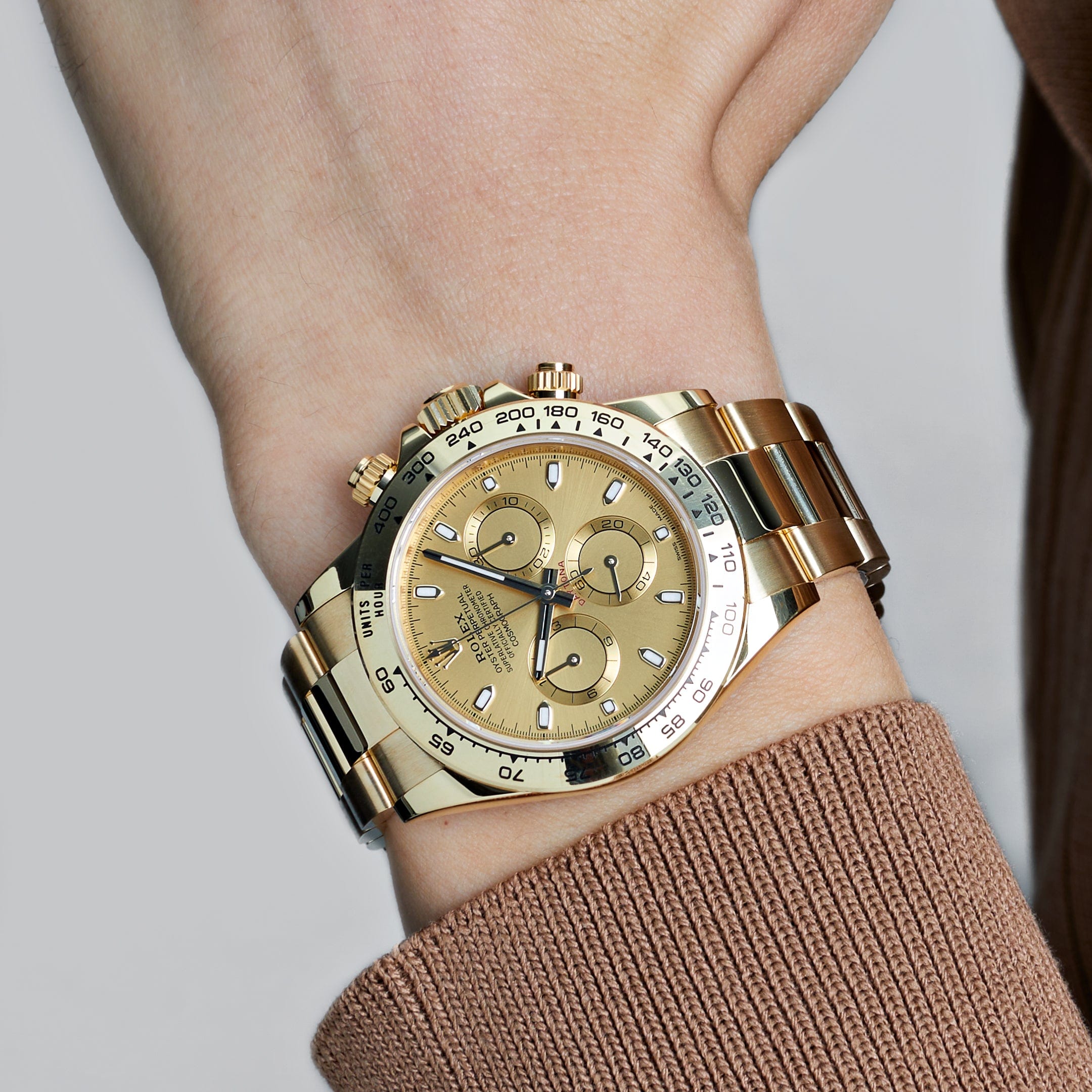 Rolex Daytona 116508 Yellow Gold Champagne Dial