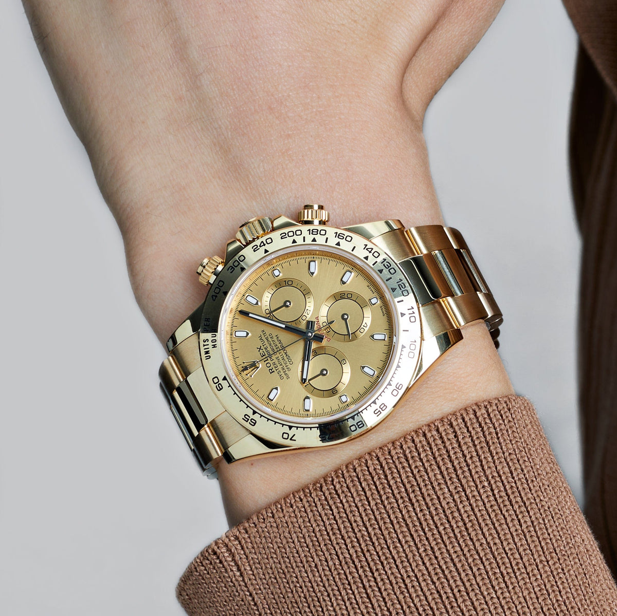 Rolex Daytona 116508 Yellow Gold Champagne Dial
