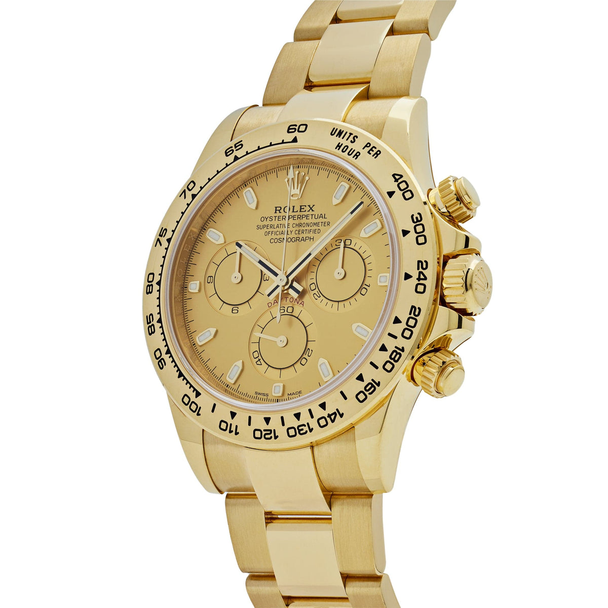 Rolex Daytona 116508 Yellow Gold Champagne Dial