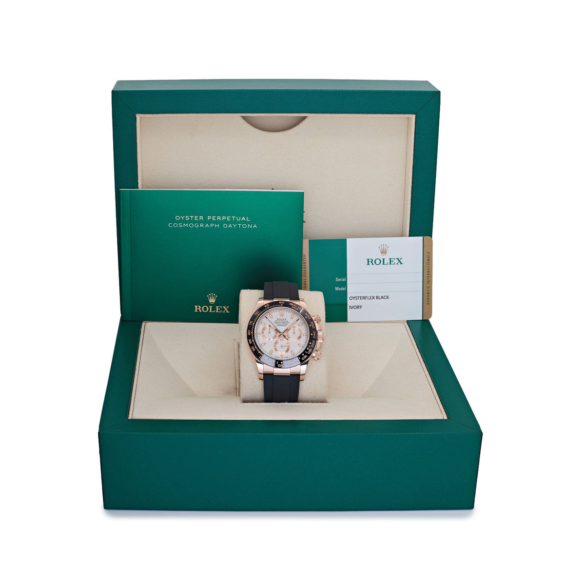Rolex Daytona 116515LN Rose Gold Ivory Dial