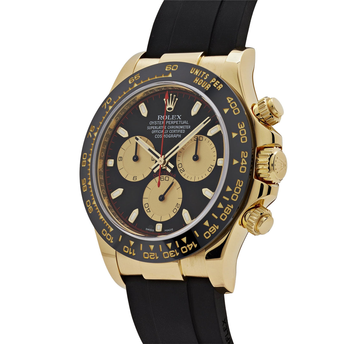 Rolex Daytona 116518LN 'Paul Newman' Yellow Gold Black Dial