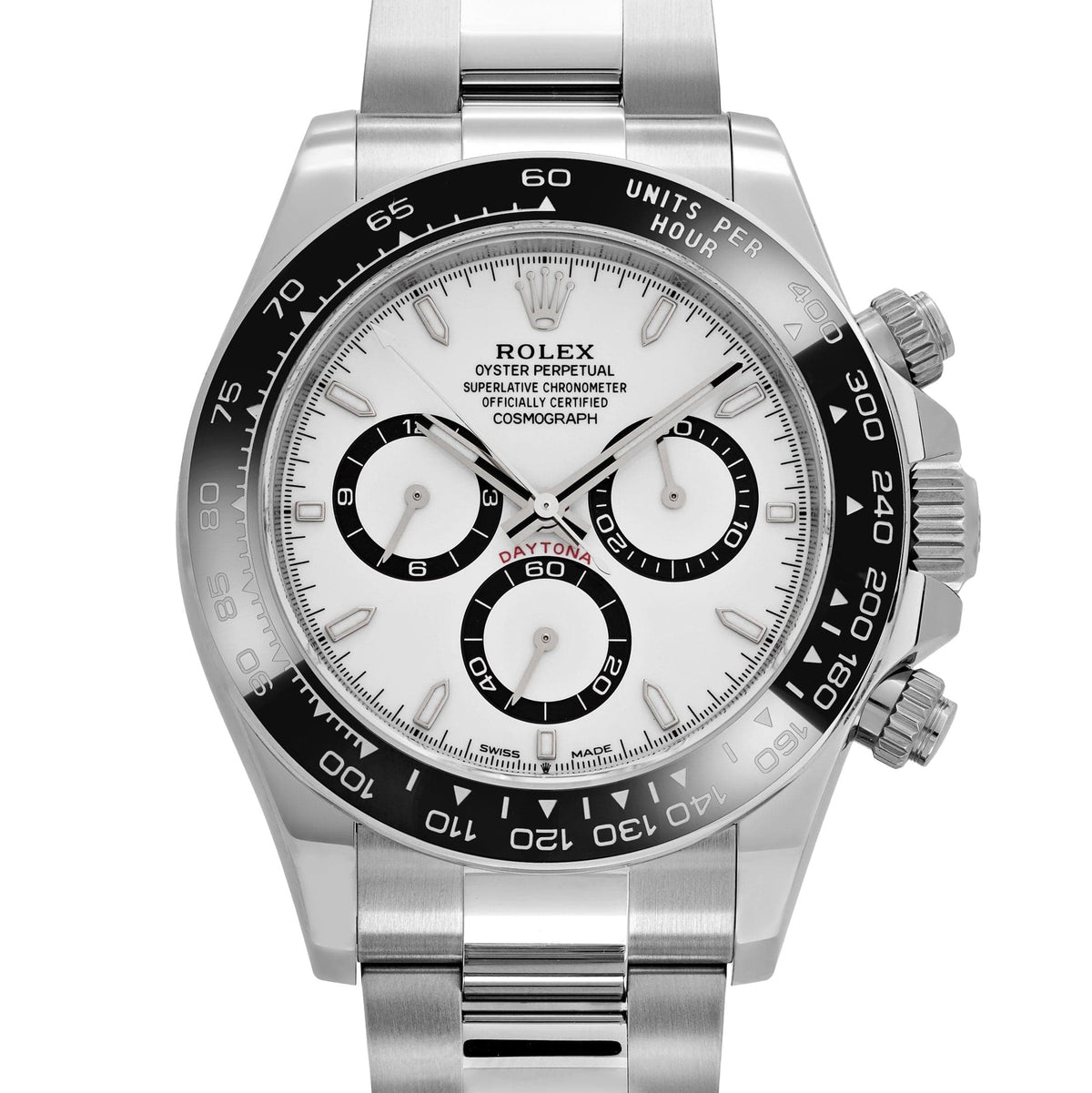 Rolex Daytona 126500LN Stainless Steel White Panda Dial