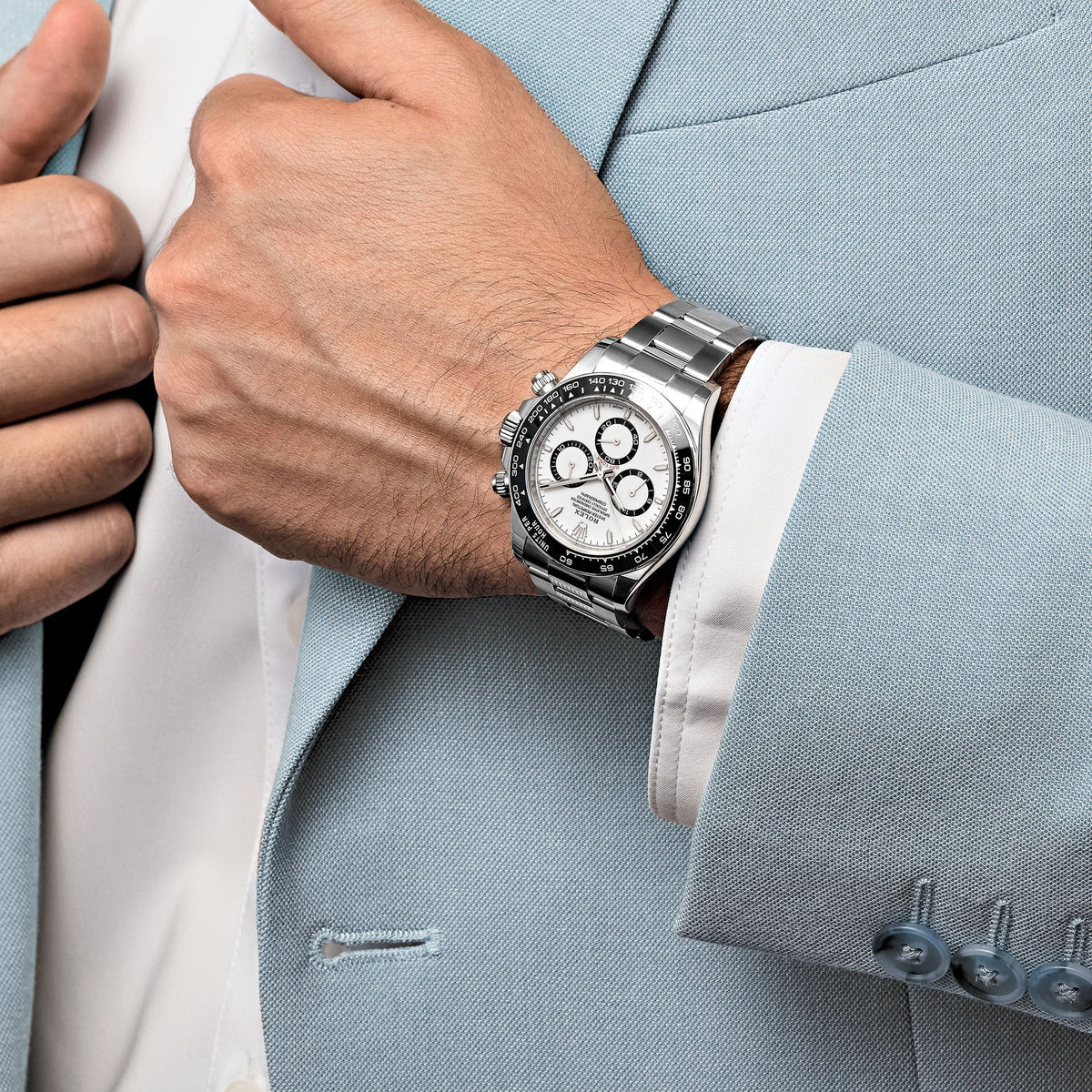 Rolex Daytona 126500LN Stainless Steel White Panda Dial