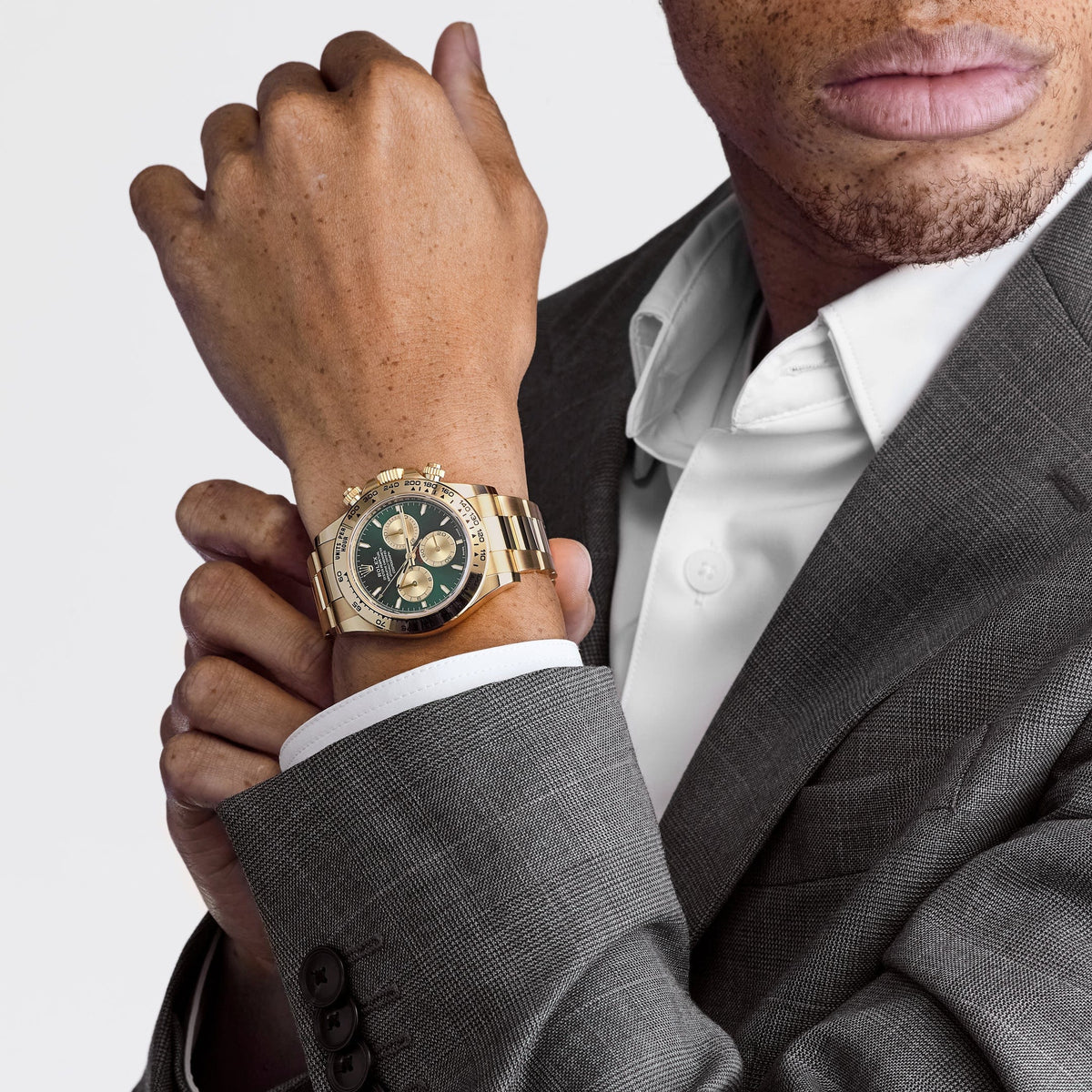 Rolex Daytona 126508 'John Mayer 2.0' Yellow Gold Bright Green and Golden Dial (2025)