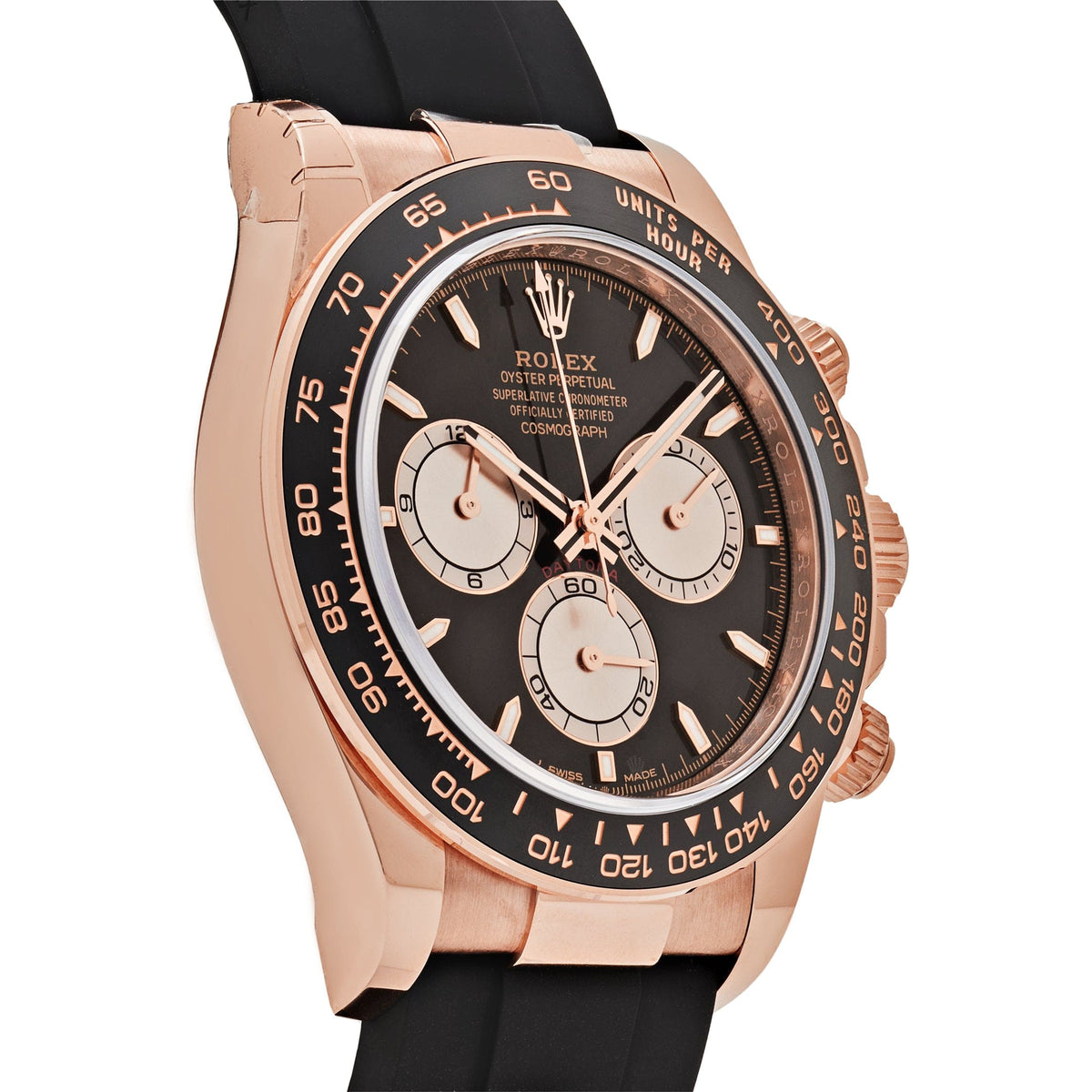 Rolex Daytona 126515LN Rose Gold Bright Black and Sundust Dial (2025)