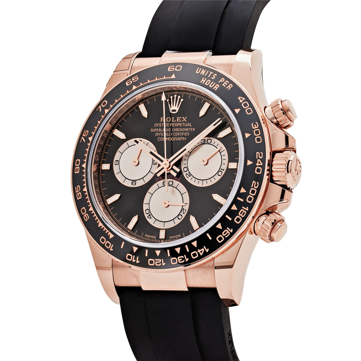 Rolex Daytona 126515LN Rose Gold Bright Black and Sundust Dial (2025)