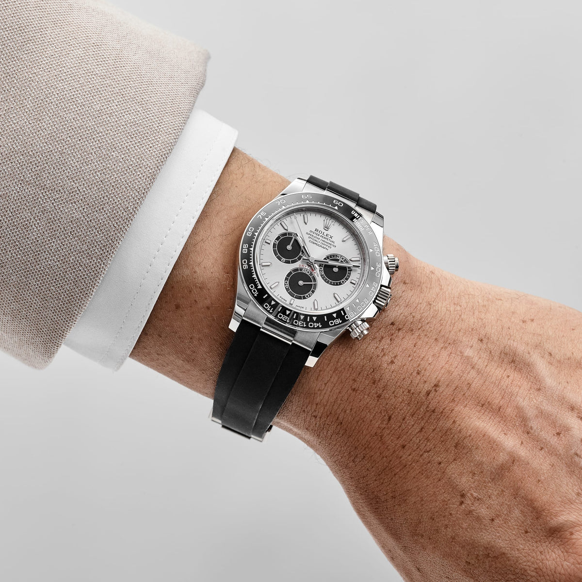 Rolex Daytona 126519LN 'Ghost' White Gold Steel and Bright Black Dial (2024)