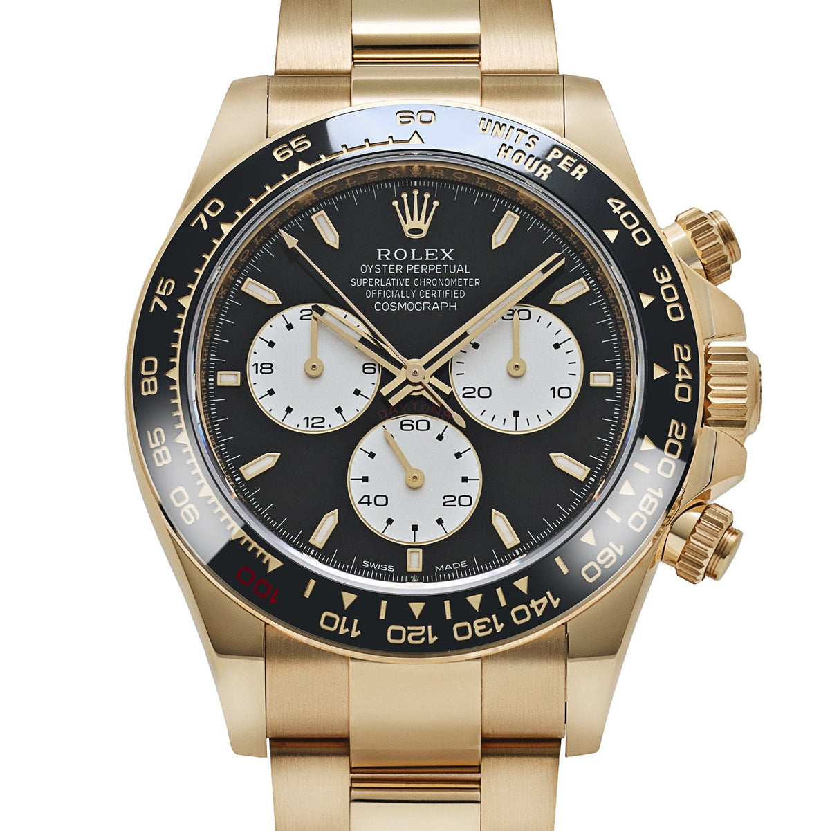 Rolex Daytona 126528LN 'Le Mans' Yellow Gold Black Dial