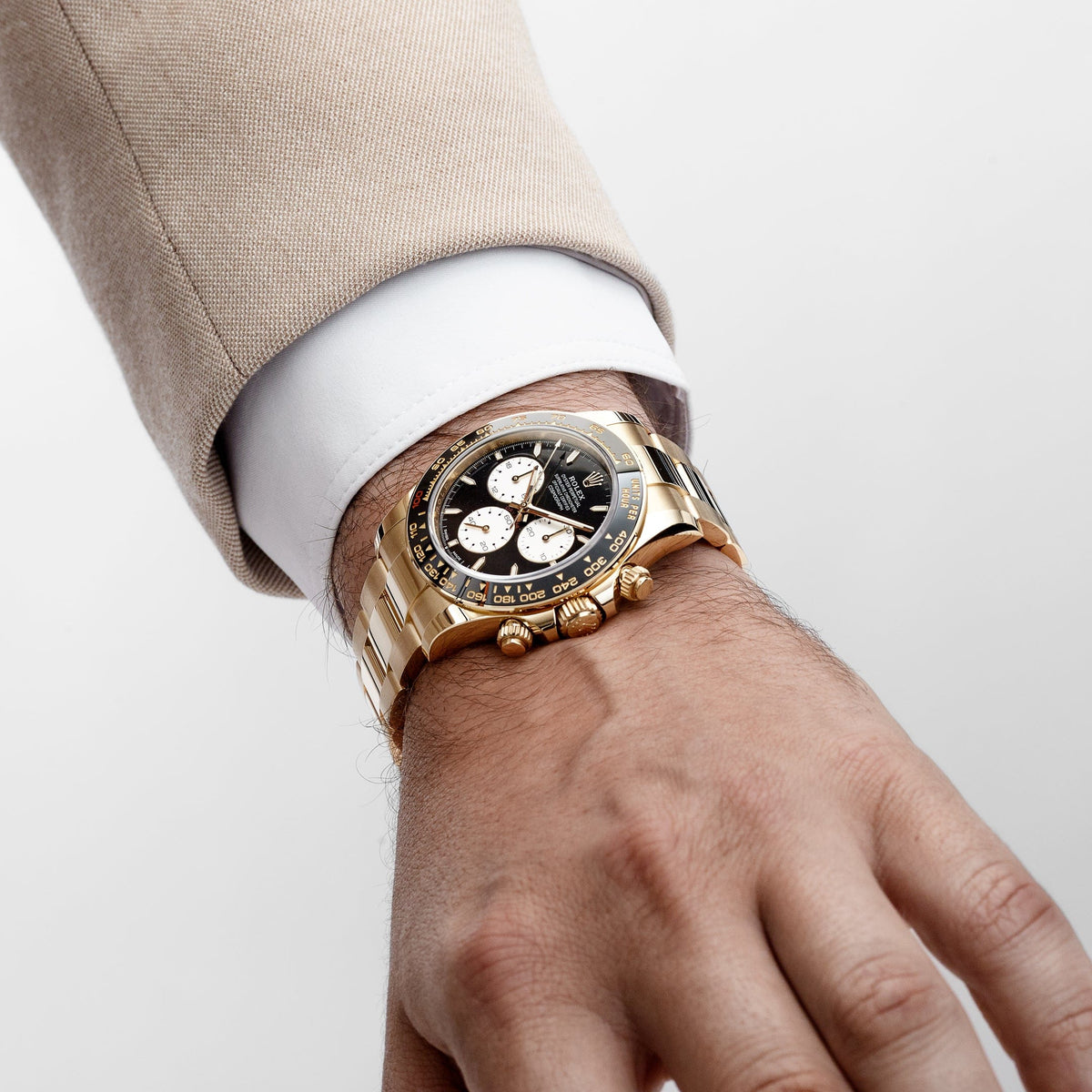 Rolex Daytona 126528LN 'Le Mans' Yellow Gold Black Dial