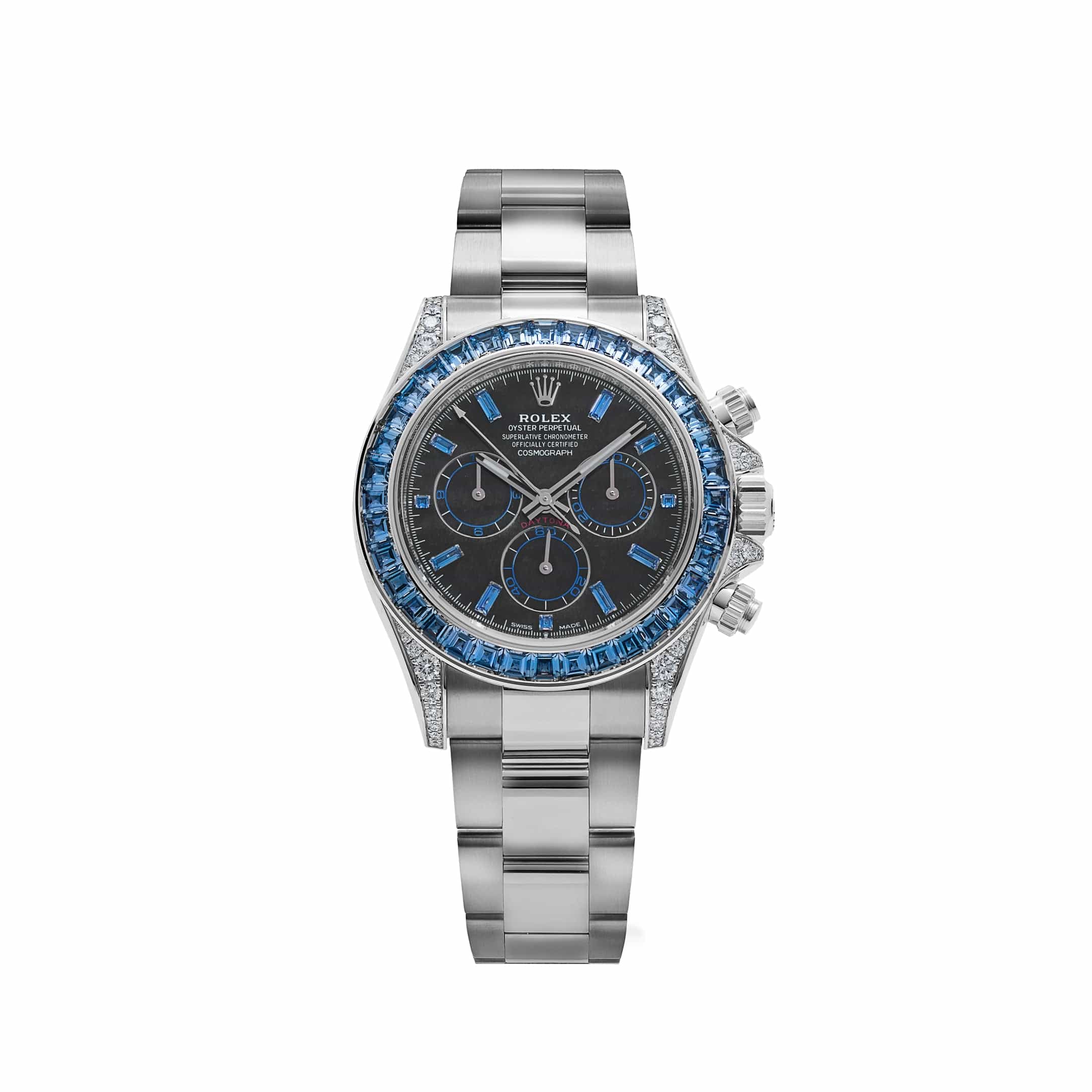 Rolex Daytona 126599TSA White Gold Silver Sheen Obsidian Dial Sapphire Bezel (2025)