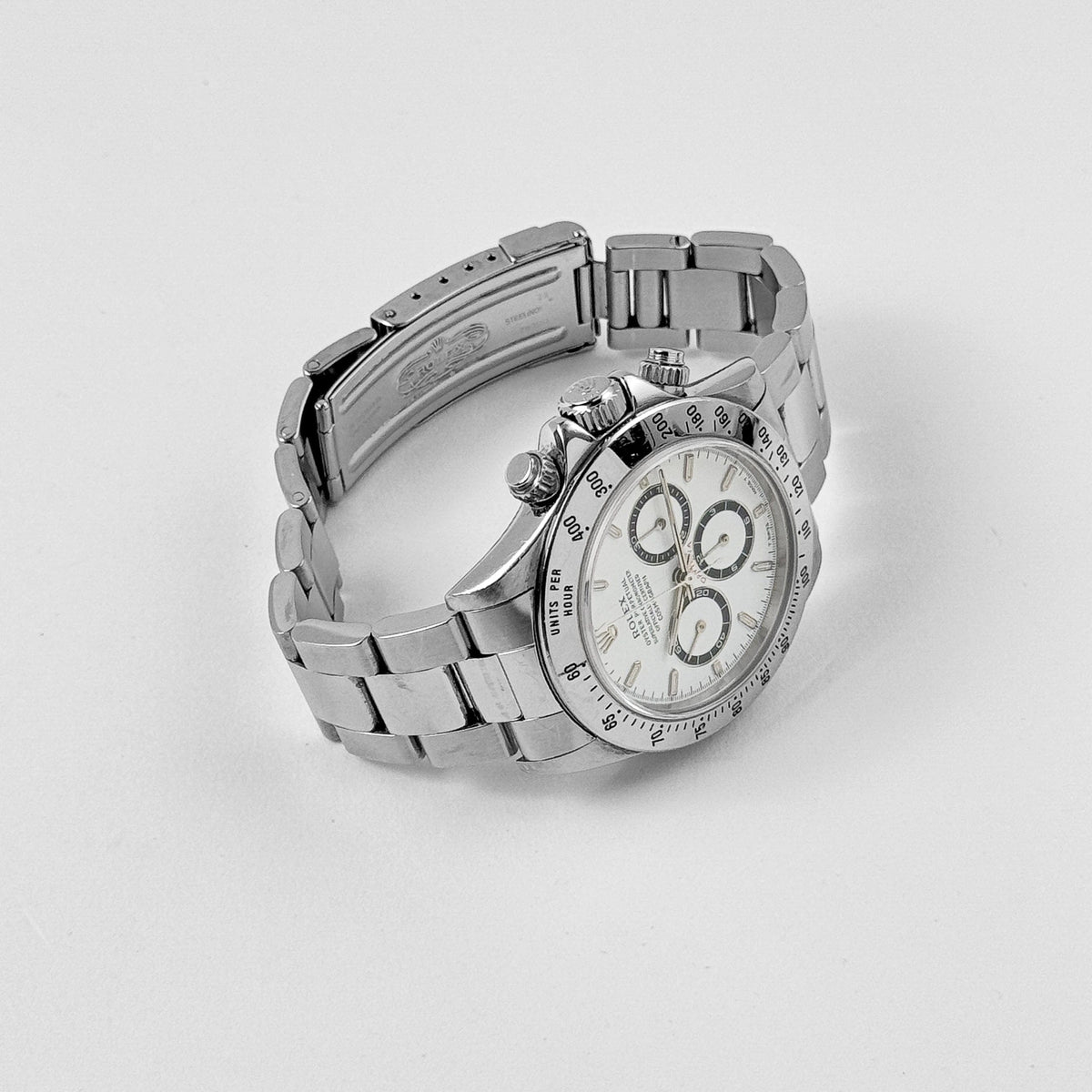 Rolex Daytona 16520 Stainless Steel White Dial Zenith Movement