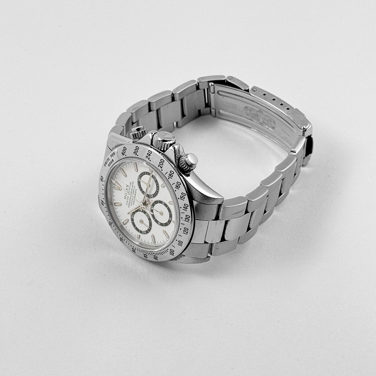 Rolex Daytona 16520 Stainless Steel White Dial Zenith Movement
