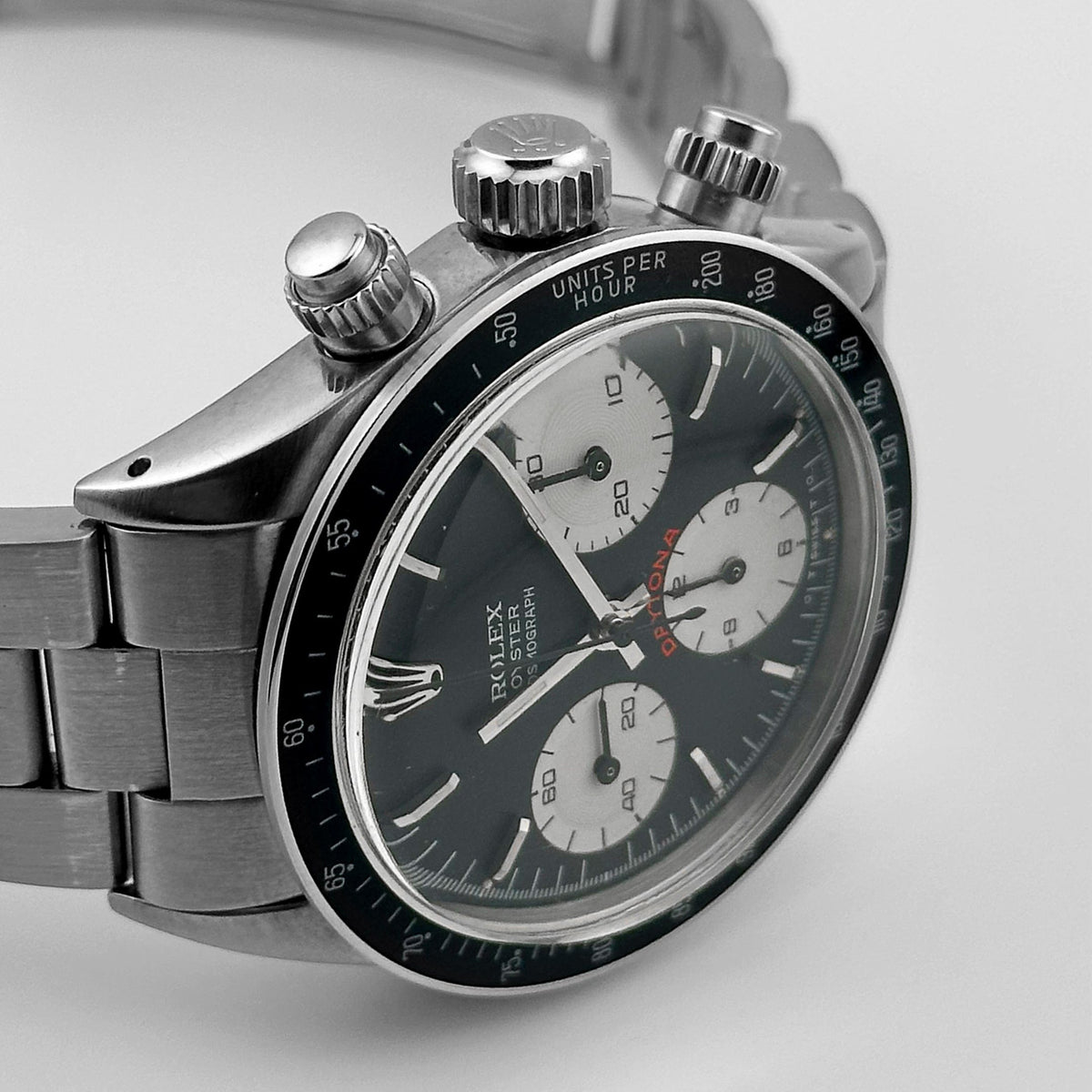 Rolex Daytona 6263 'Big Red' Stainless Steel Black Sigma Dial (1975)