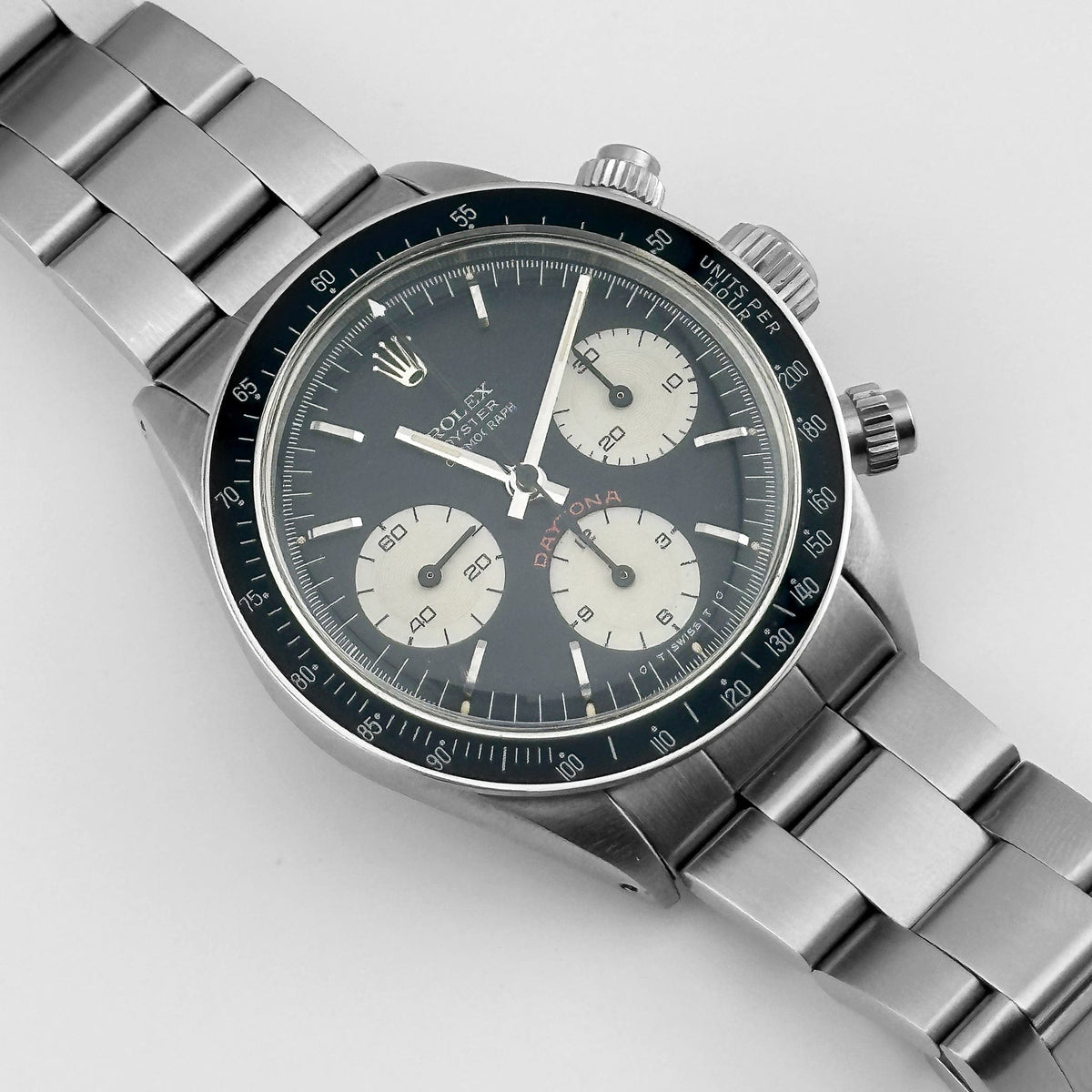 Rolex Daytona 6263 'Big Red' Stainless Steel Black Sigma Dial (1975)