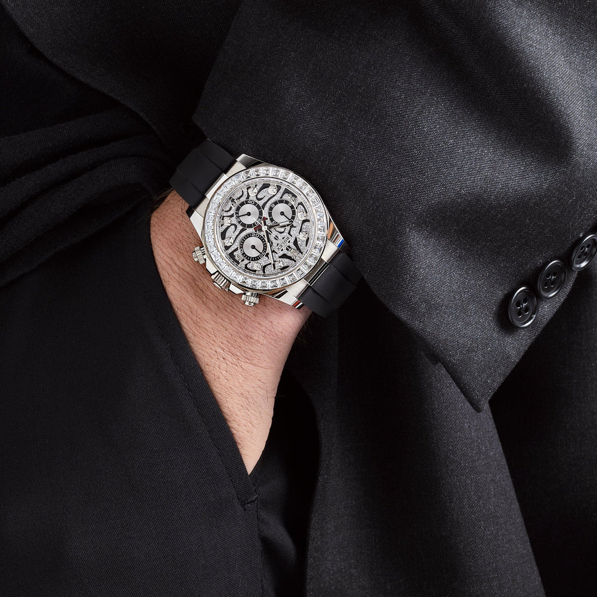 Rolex Daytona 'Eye of the Tiger' 116589TBR White Gold