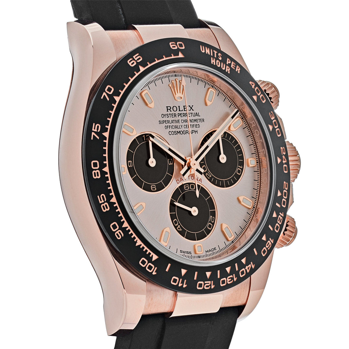 Rolex Daytona 116515LN Rose Gold Sundust Black Dial