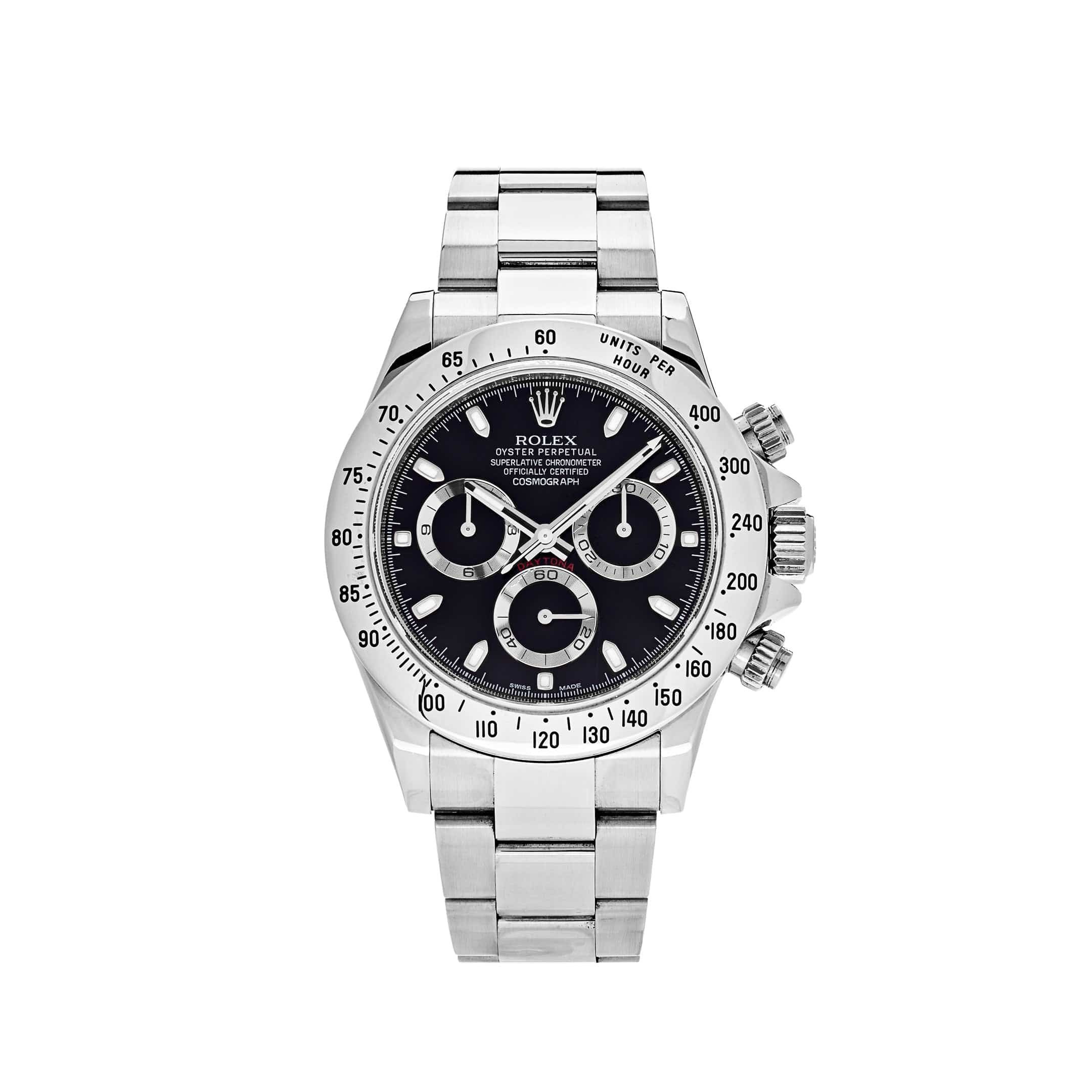 Rolex Daytona 116520 Stainless Steel Black APH Dial