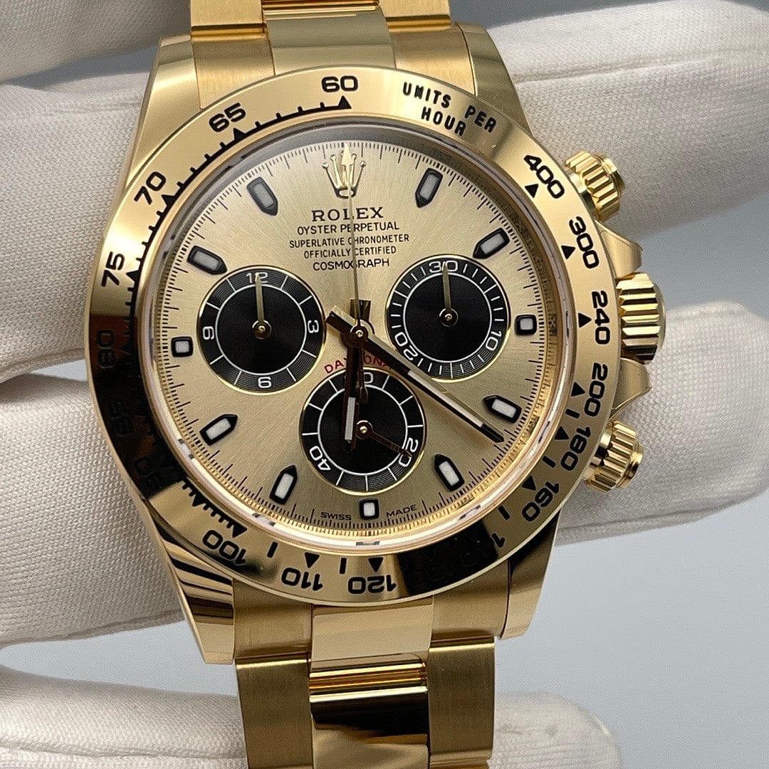 Rolex Daytona 116508 Yellow Gold Champagne Dial